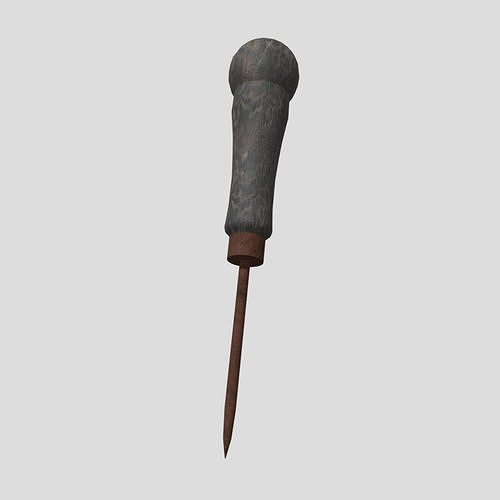 Ice Pick 3 Low-poly 3D model