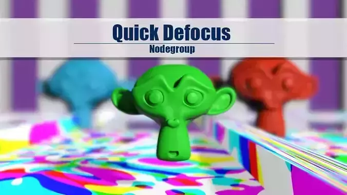 Quick Defocus Blender Nodegroup Free 3D model