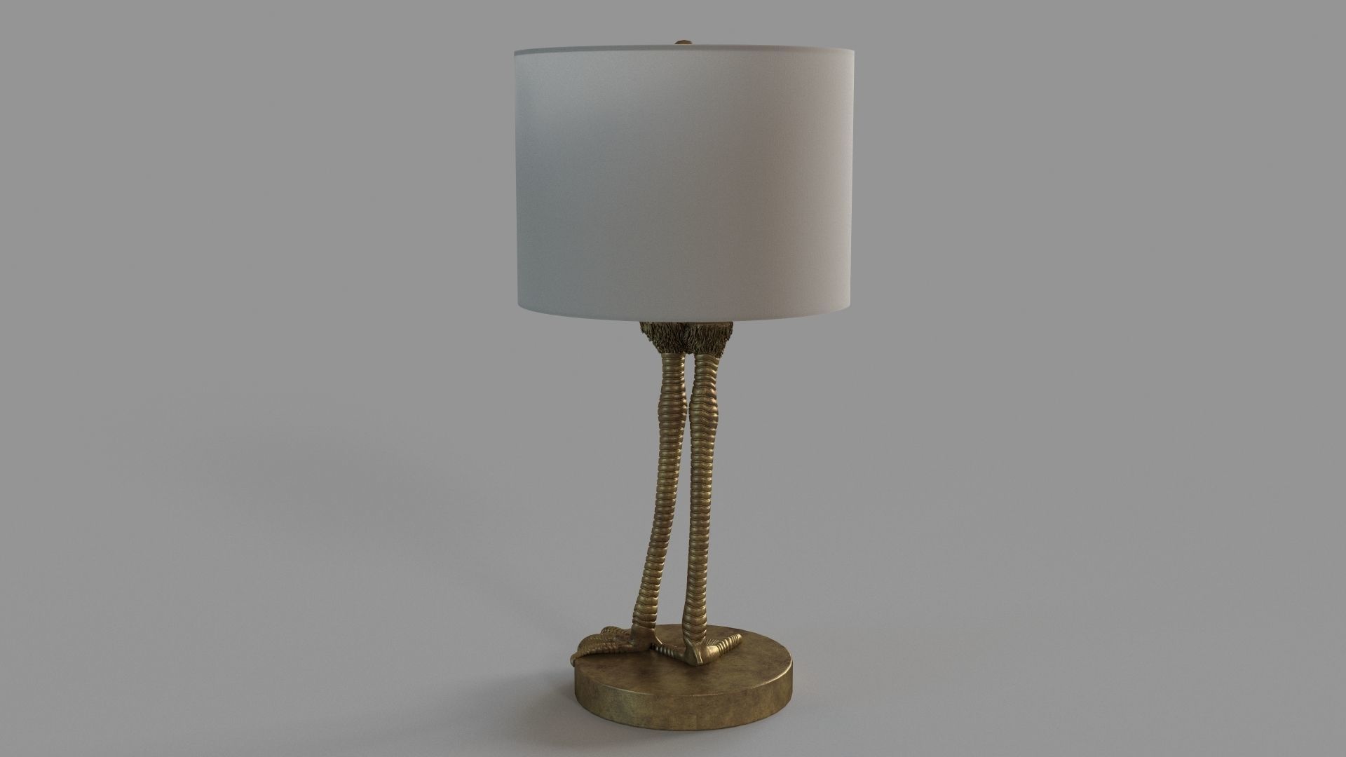 Duck Feet Table Lamp 3D model_2