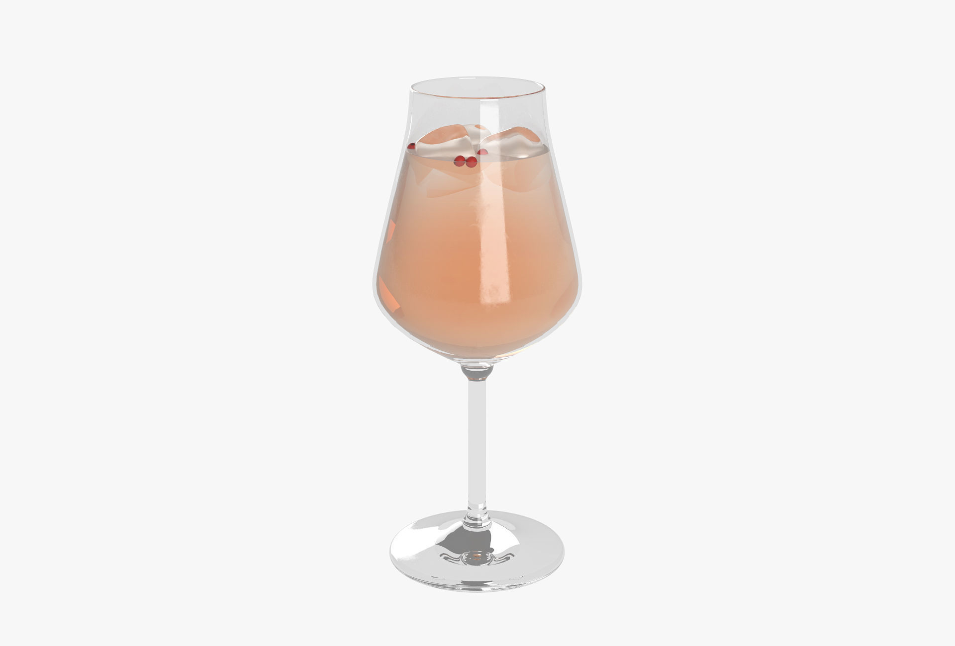 Cocktail 3D model_1