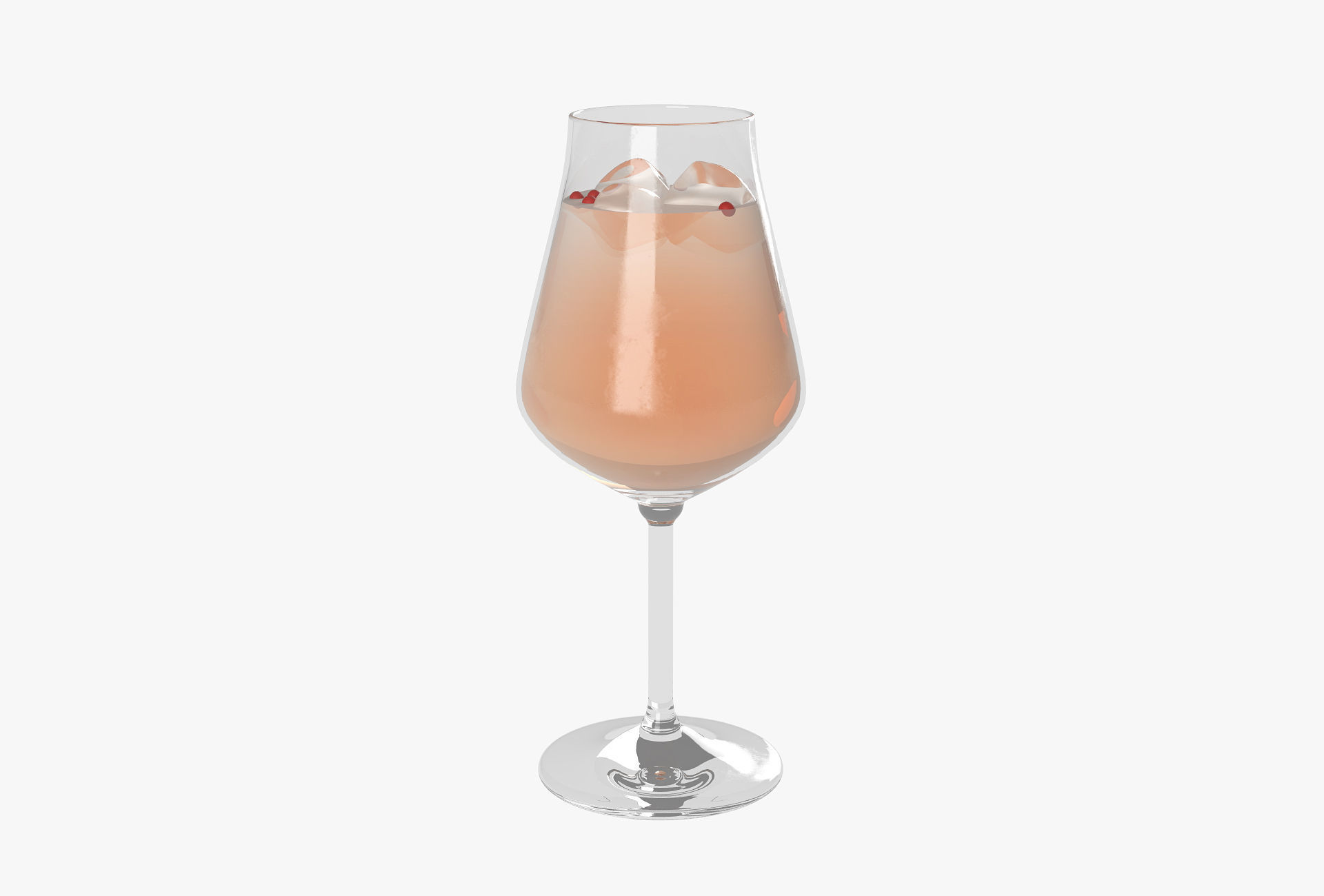 Cocktail 3D model_4