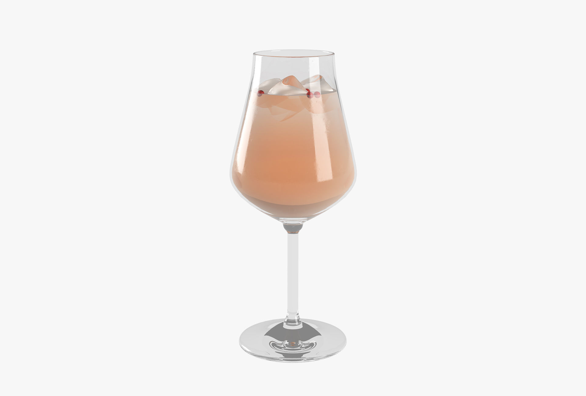 Cocktail 3D model_0