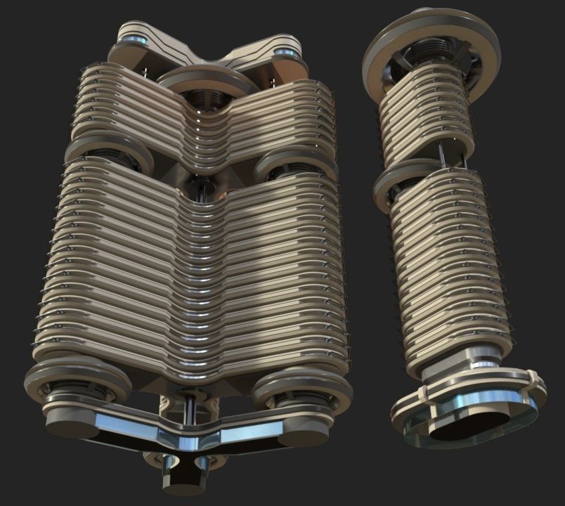 Sci-fi Building city - VR AR 3D Model Collection_25