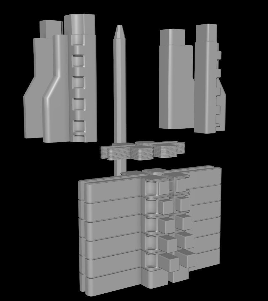Sci-fi Building city - VR AR 3D Model Collection_26