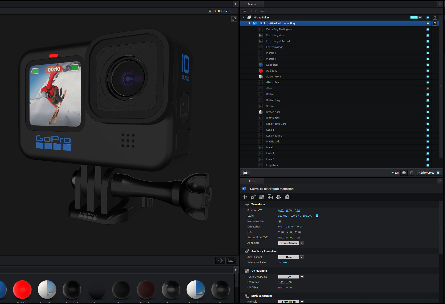 GoPro HERO 10 Black 3D model_25