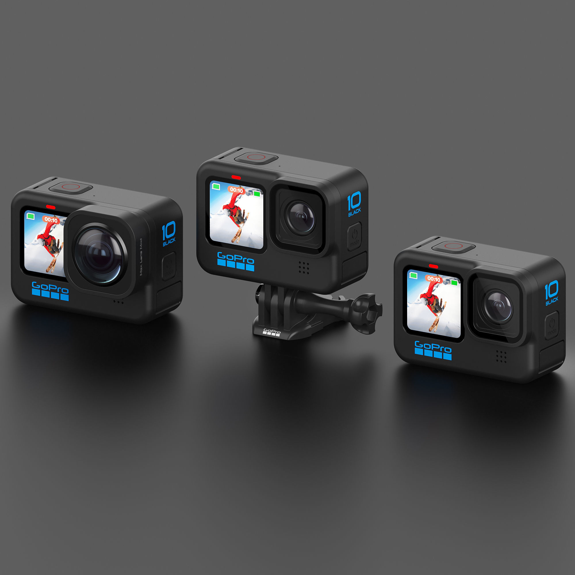 GoPro HERO 10 Black 3D model_1