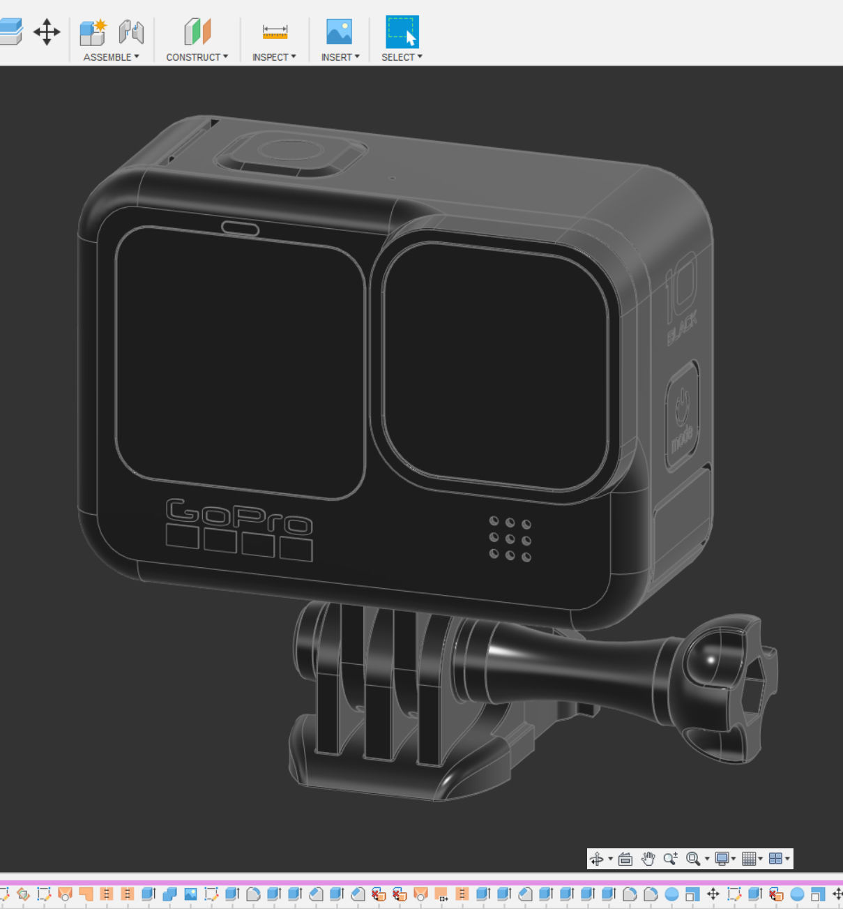 GoPro HERO 10 Black 3D model_19