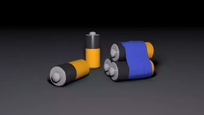 battery models c4d