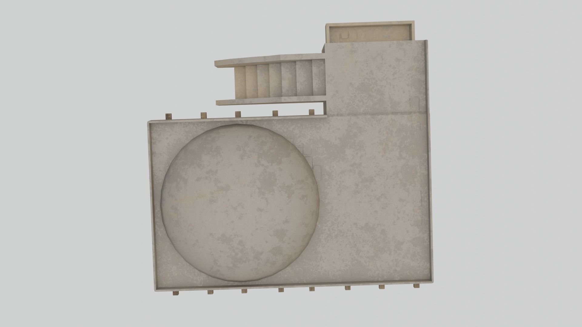 Egyptian House 06 3D model_6