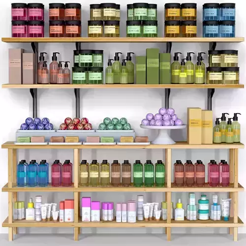 Showcase with cosmetics 5