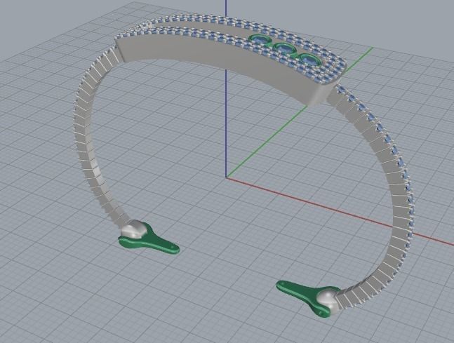 bracelet missika 3D print model_6