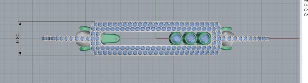 bracelet missika 3D print model_8