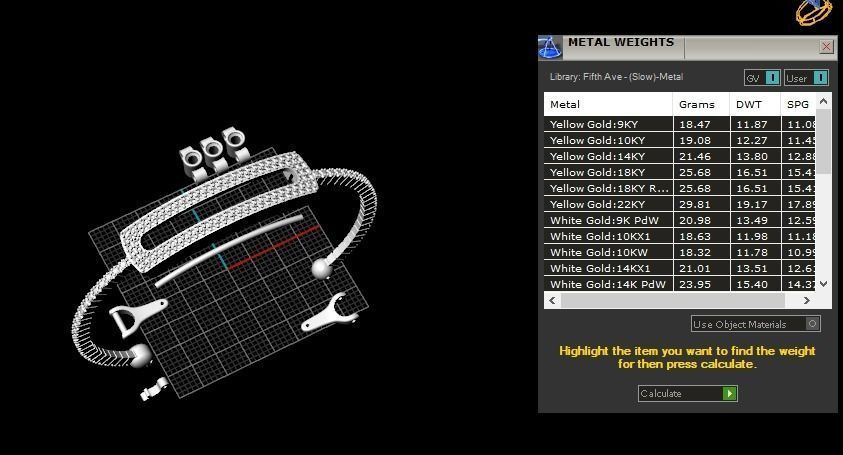 bracelet missika 3D print model_4