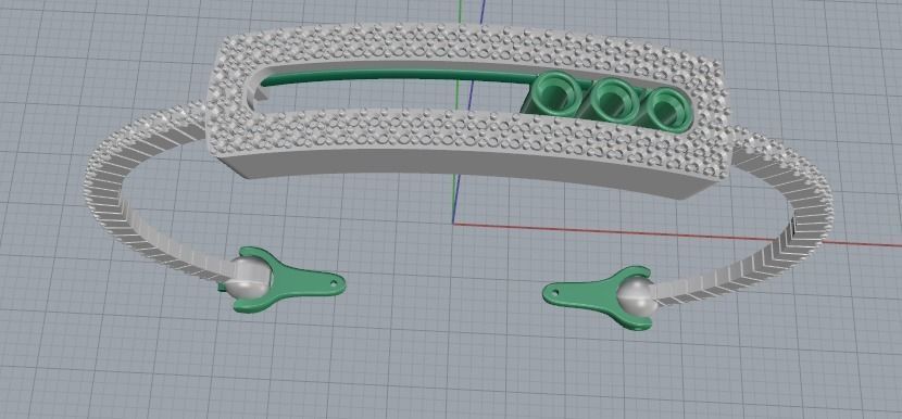 bracelet missika 3D print model_10