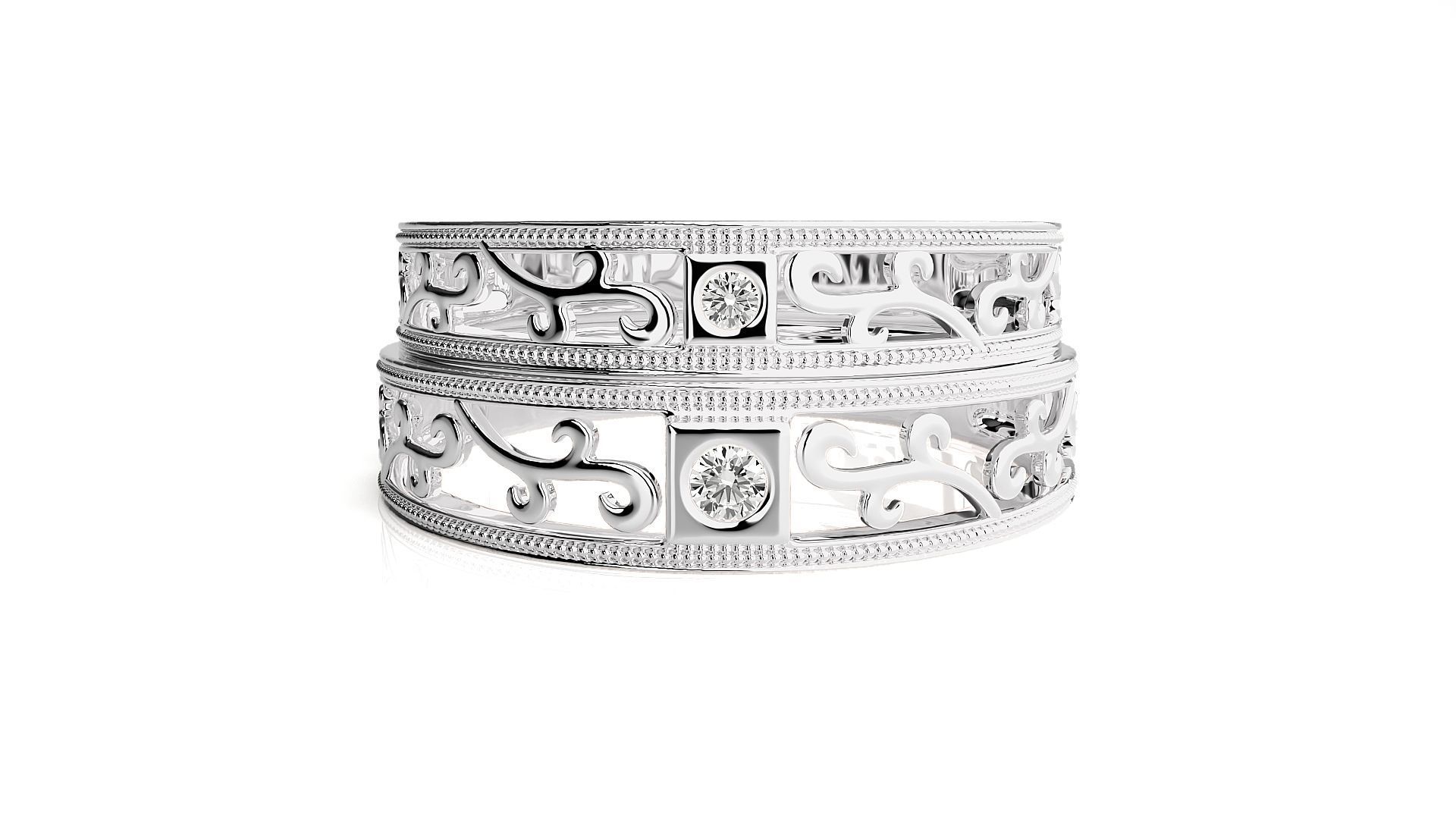 Band ring - s1  1434 3D print model_6