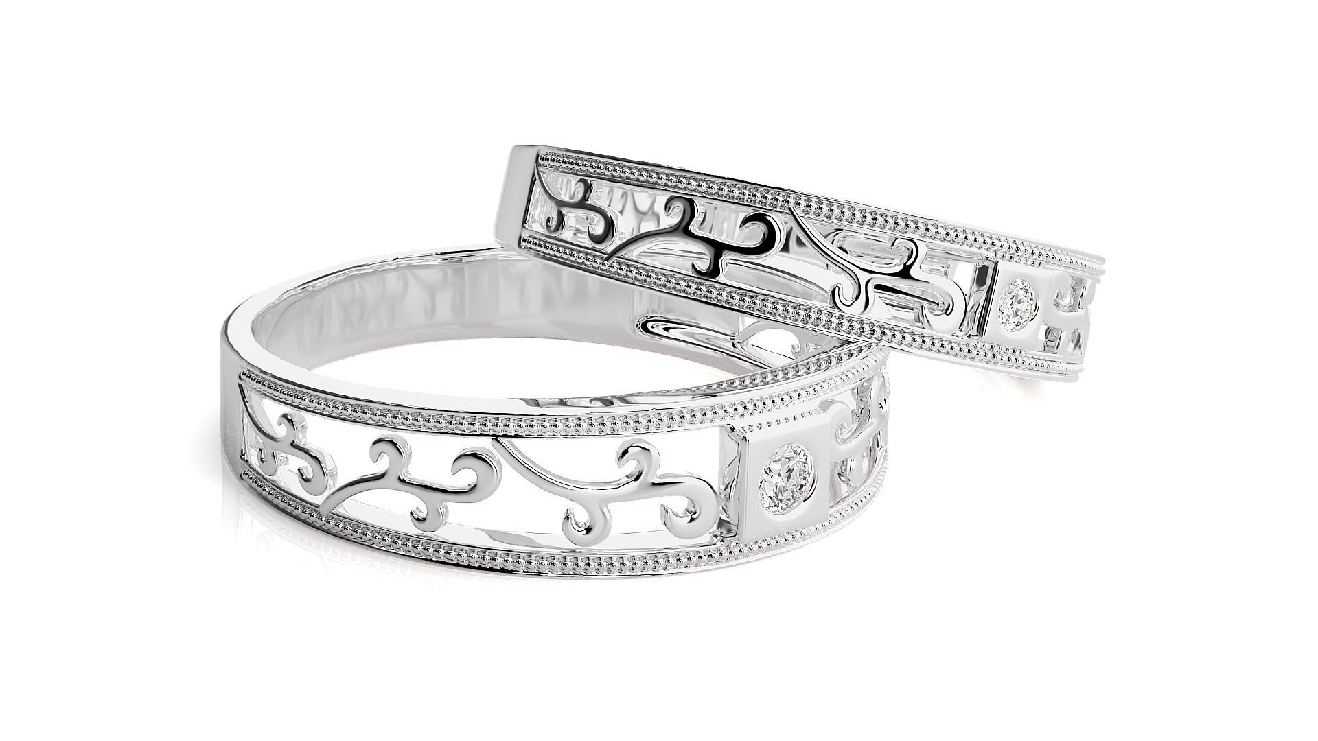 Band ring - s1  1434 3D print model_5