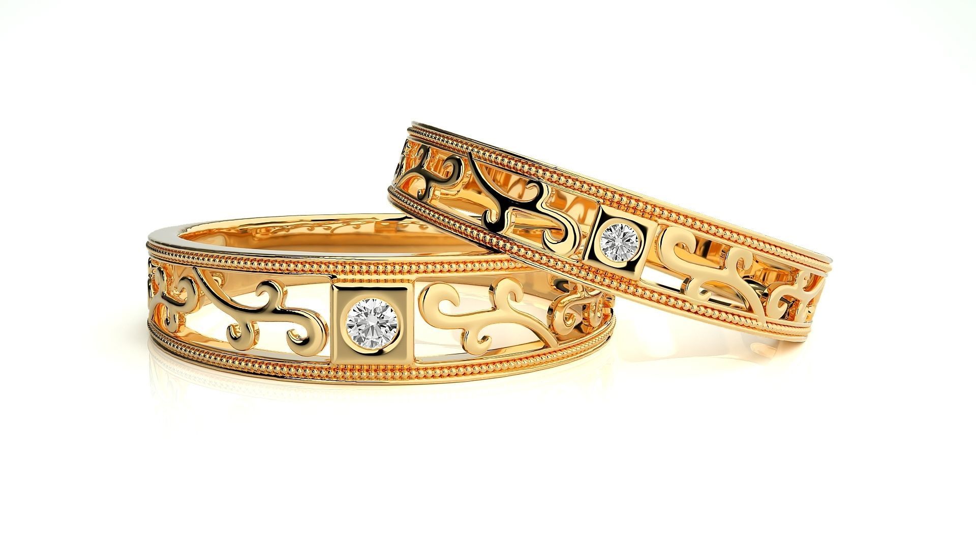 Band ring - s1  1434 3D print model_8