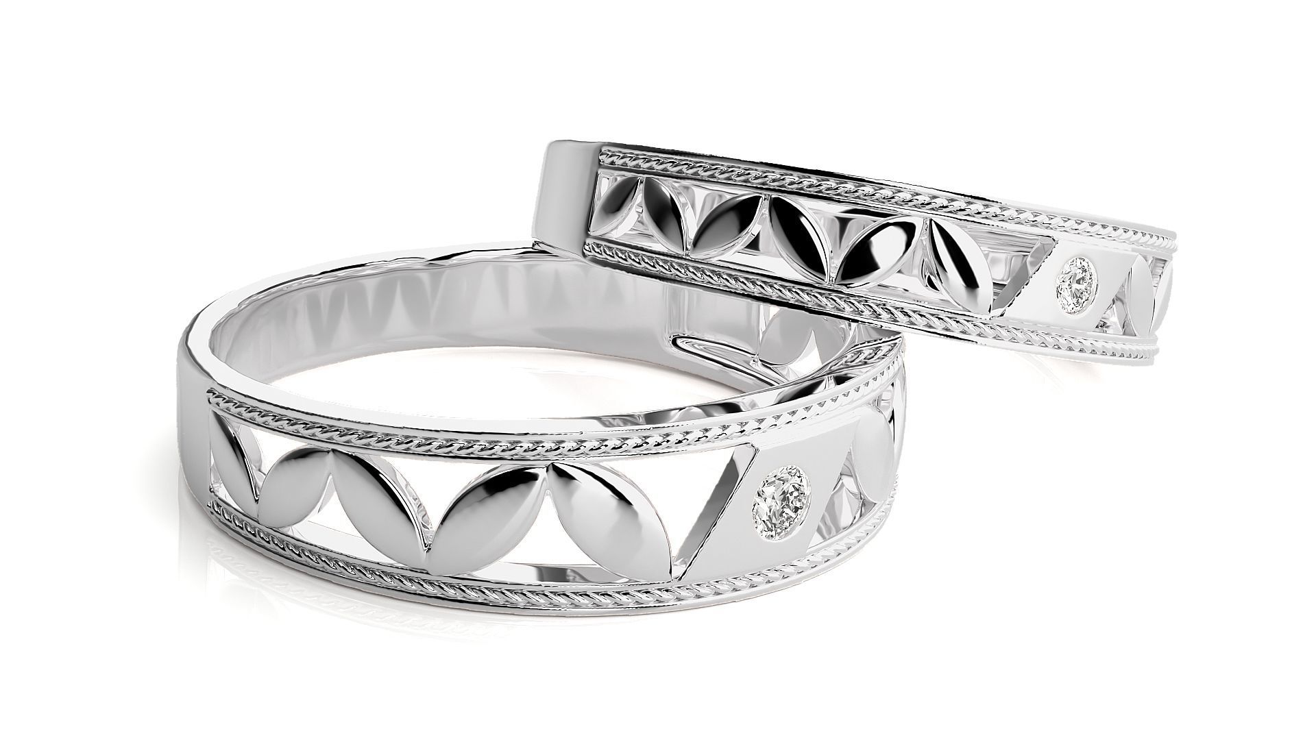 Band ring - s1  1430 3D print model_5