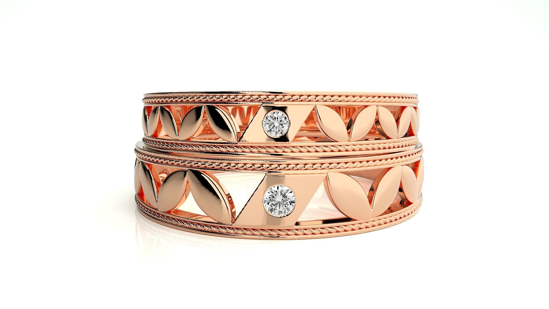 Band ring - s1  1430 3D print model_3