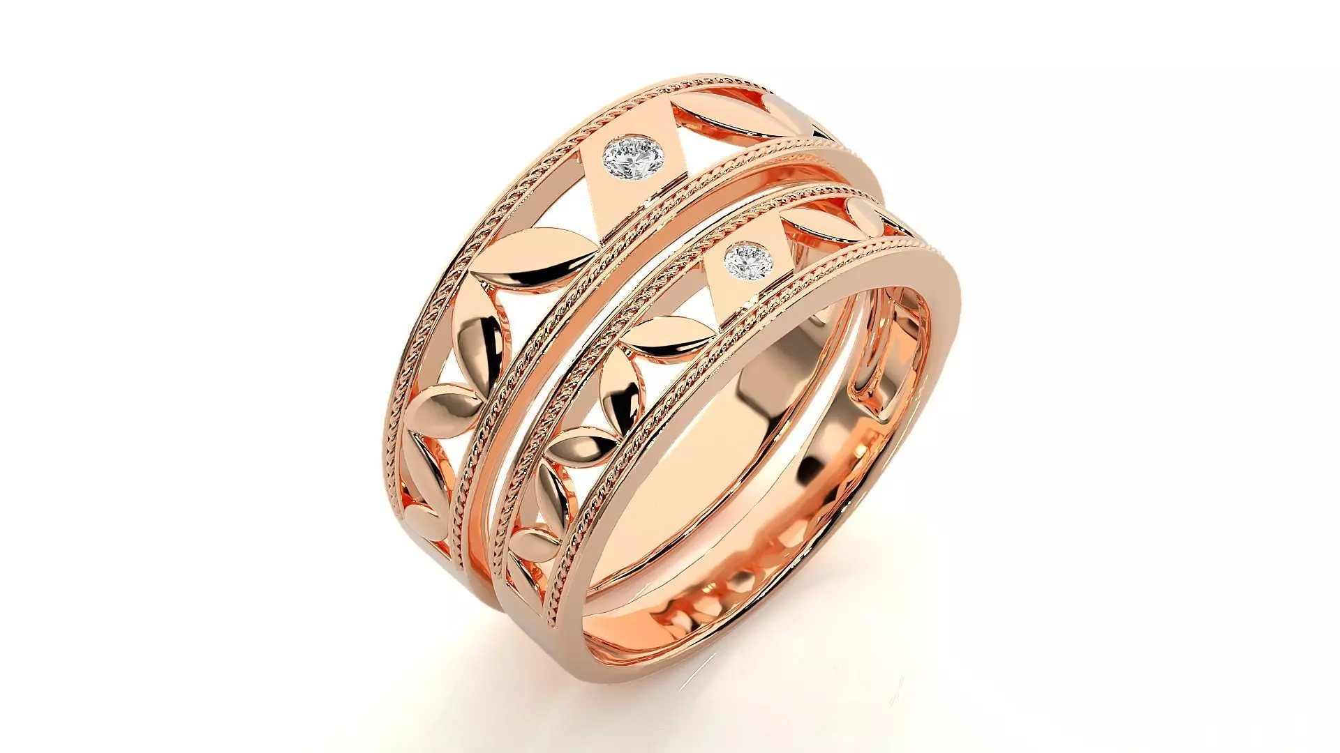 Band ring - s1  1430 3D print model_0