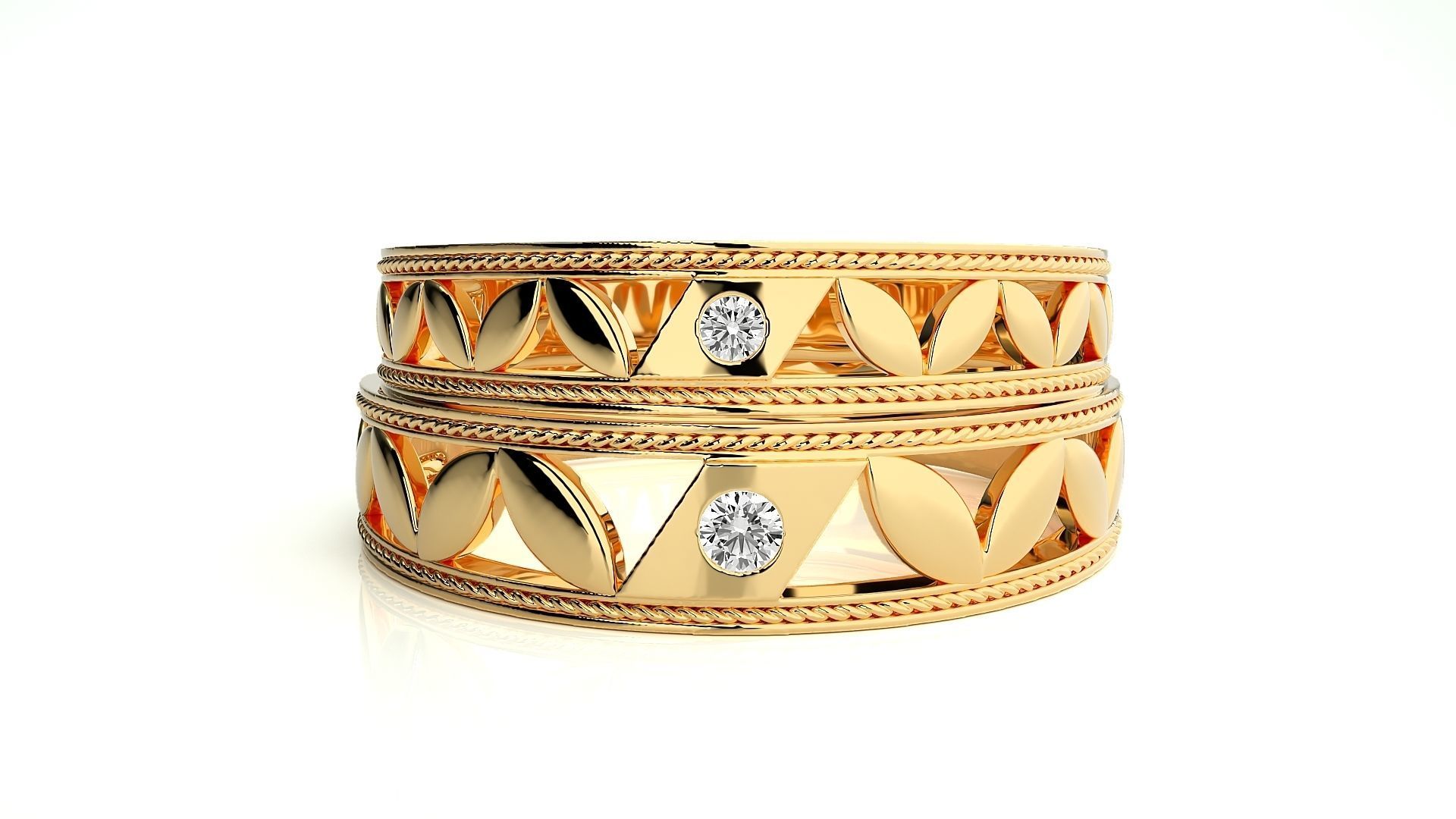 Band ring - s1  1430 3D print model_10