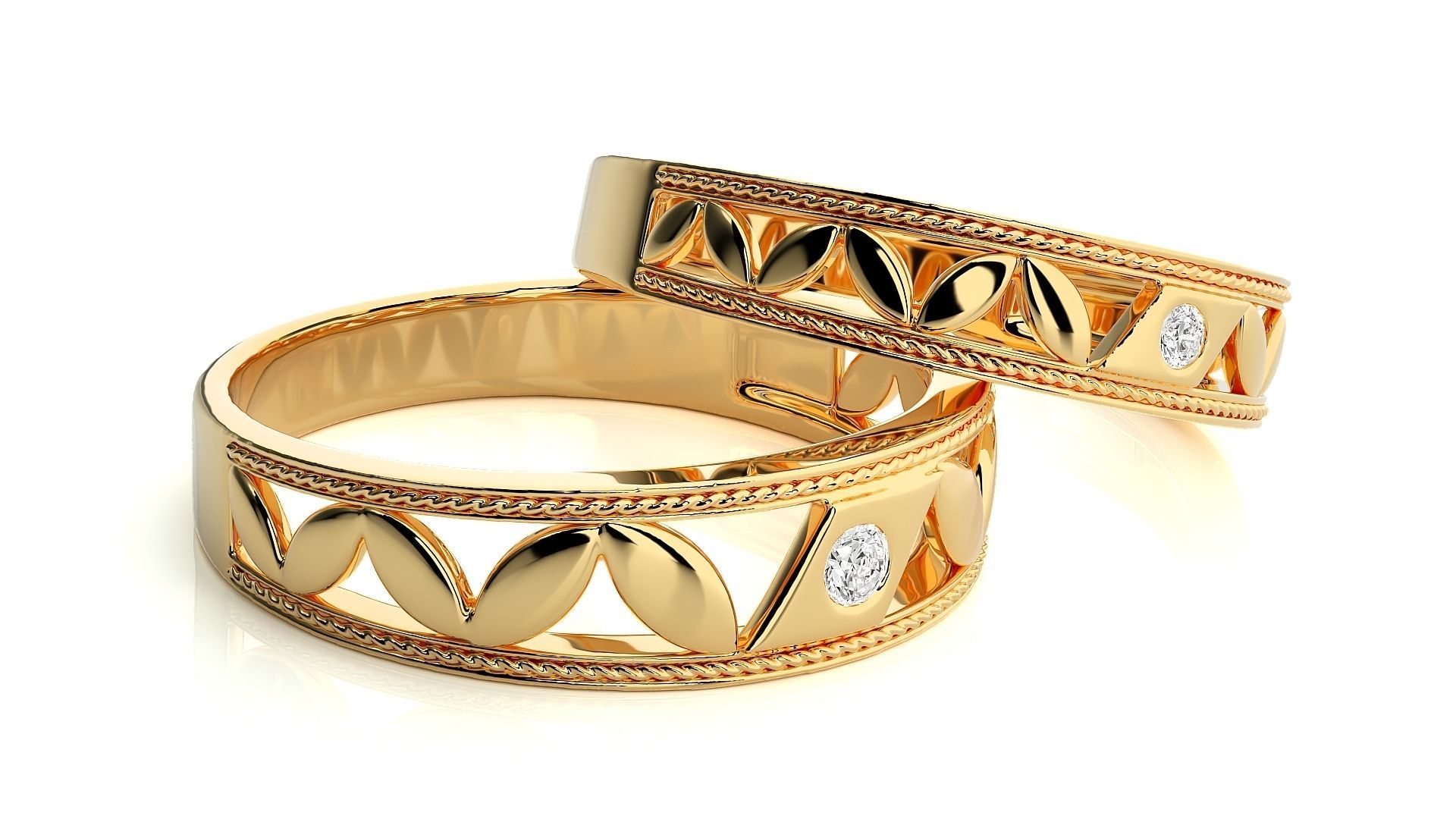 Band ring - s1  1416 3D print model_9