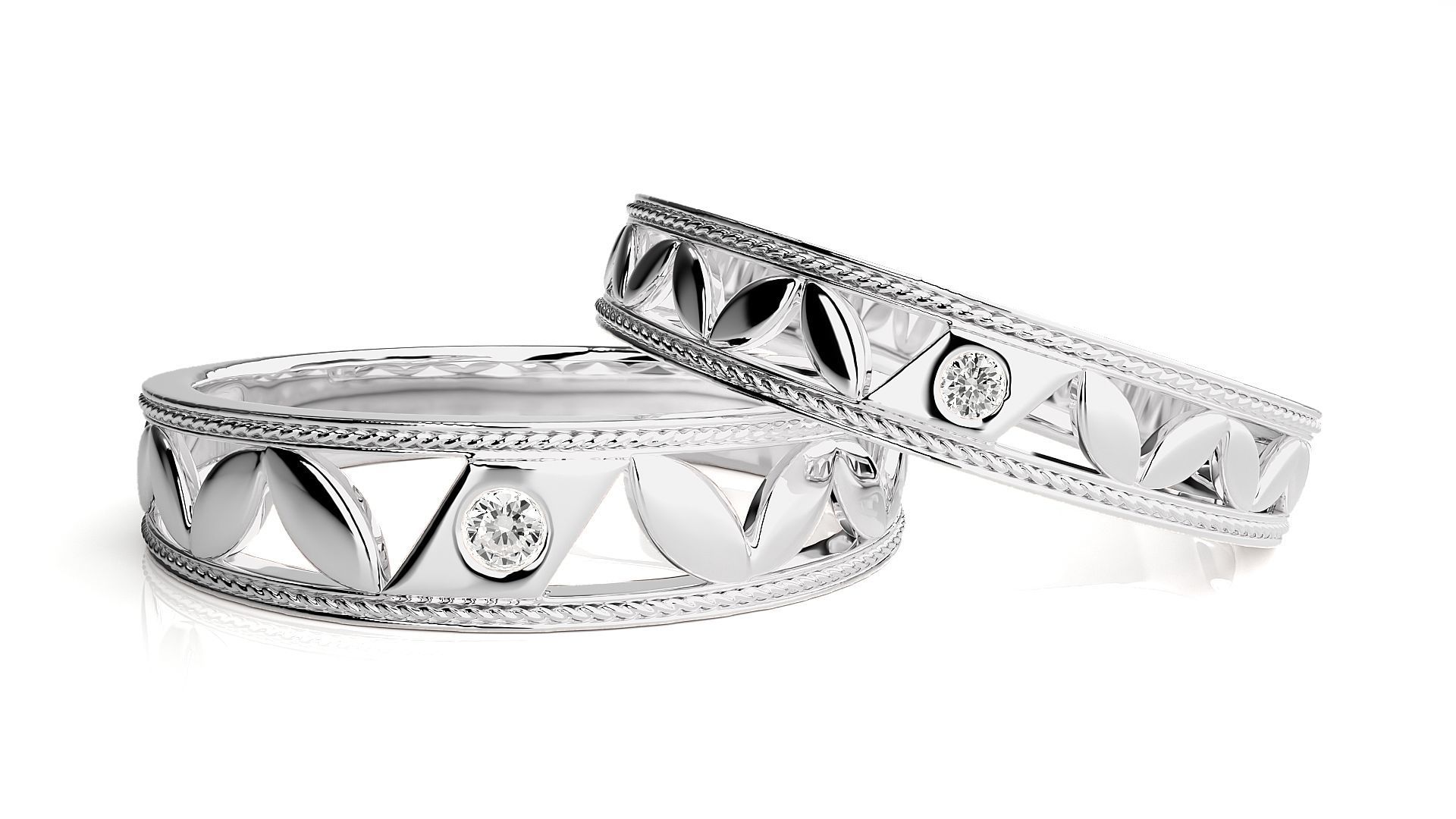 Band ring - s1  1416 3D print model_4