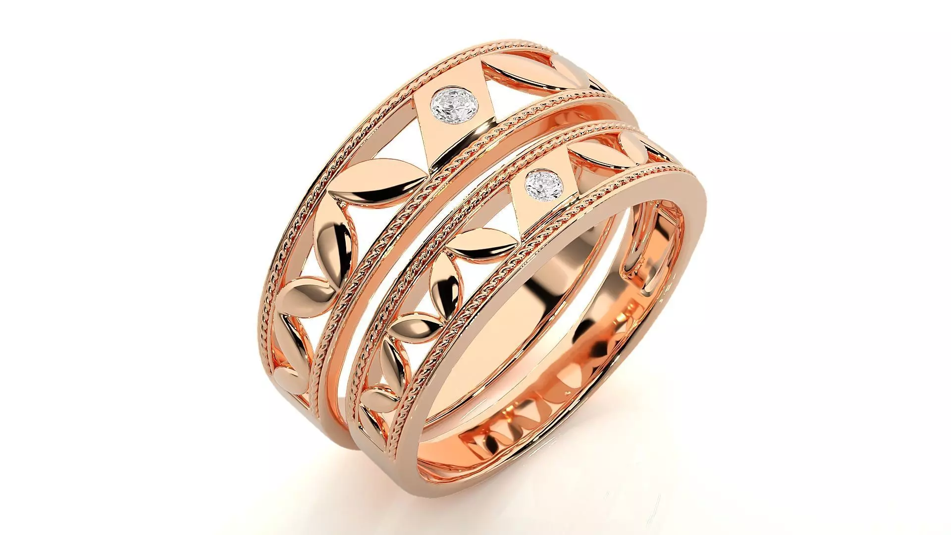 Band ring - s1  1416 3D print model_0