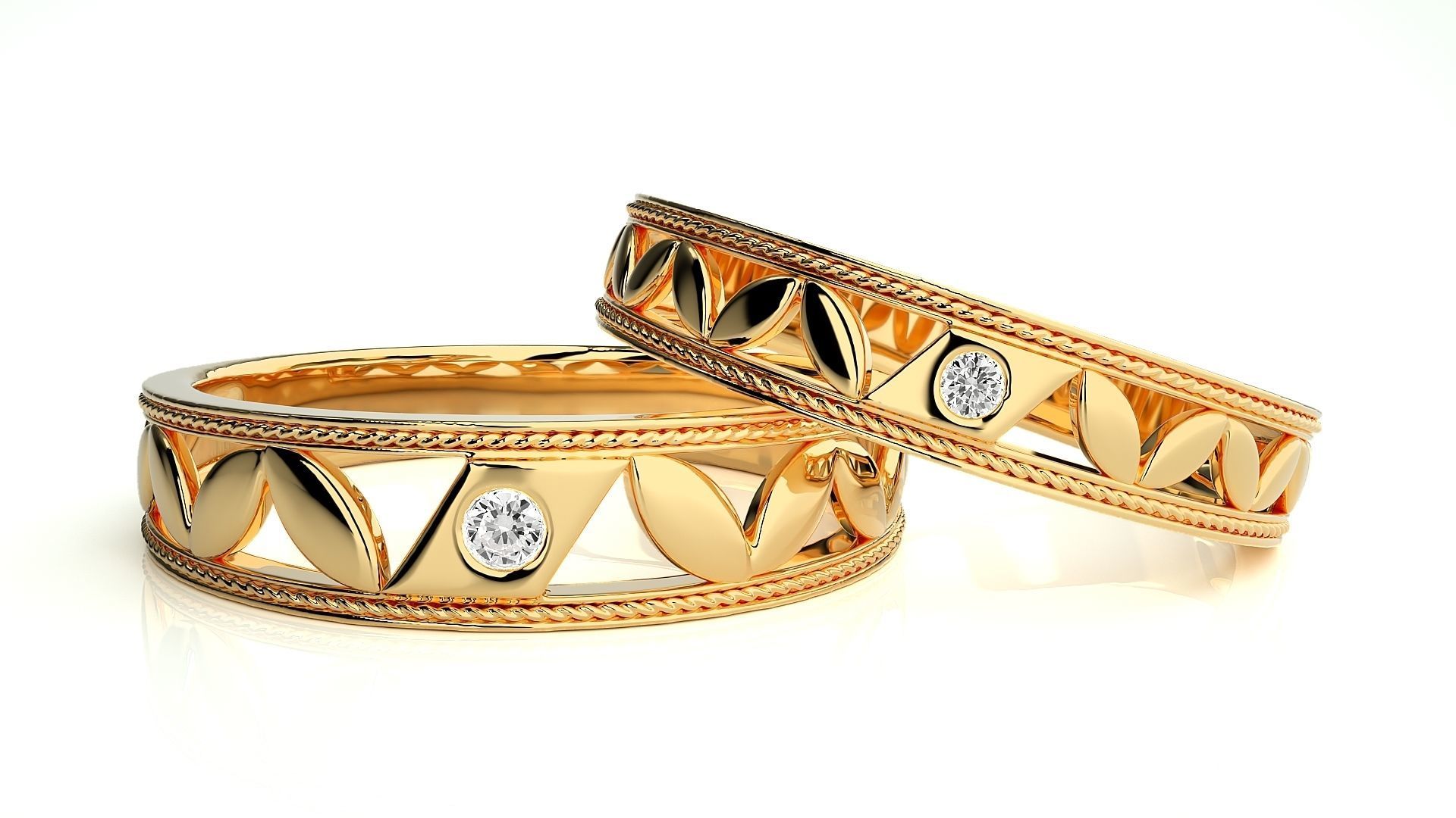 Band ring - s1  1416 3D print model_8