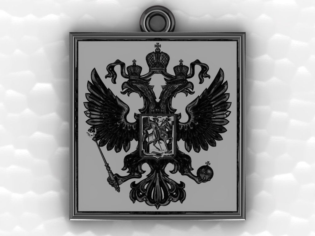 IMPERIAL RUSSIA PENDANT 3D print model_4
