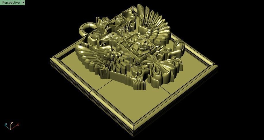 IMPERIAL RUSSIA PENDANT 3D print model_16