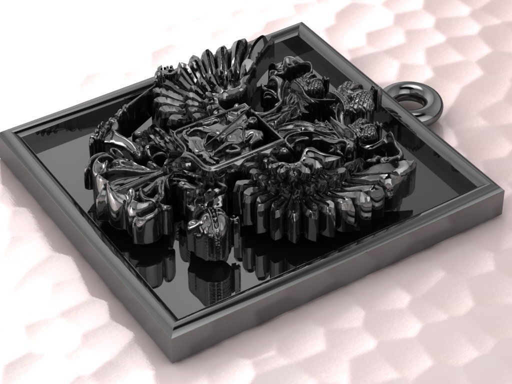 IMPERIAL RUSSIA PENDANT 3D print model_5