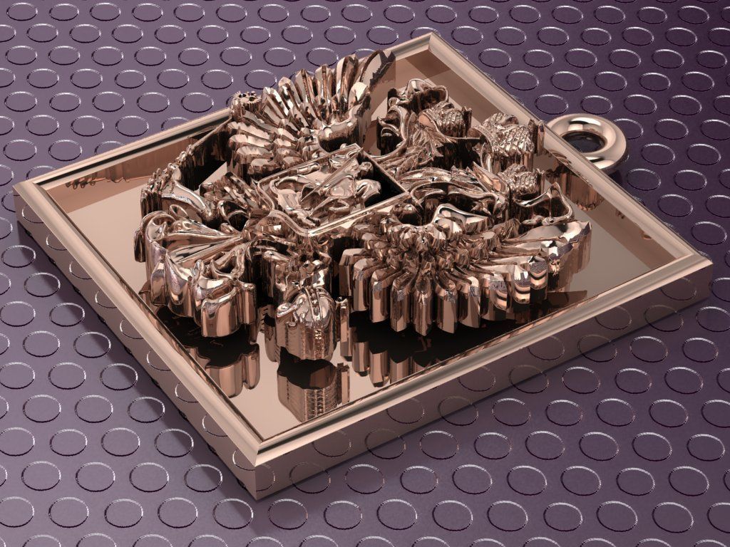 IMPERIAL RUSSIA PENDANT 3D print model_3