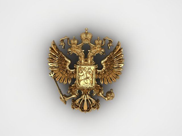 IMPERIAL RUSSIA PENDANT 3D print model_12