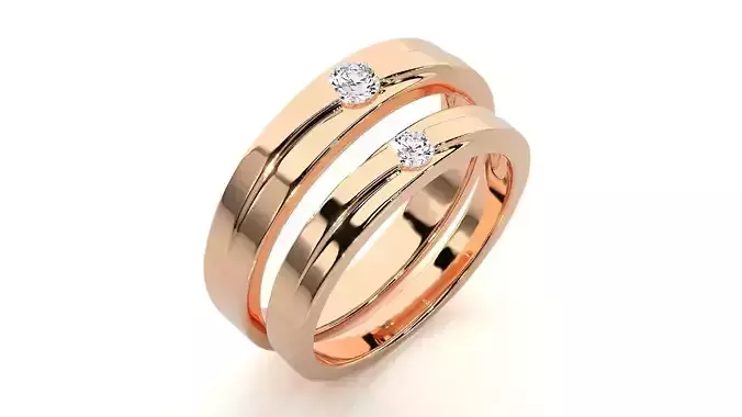 Band ring -    1374 3D print model