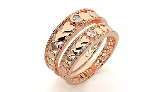 Band ring - nhan nu   3357