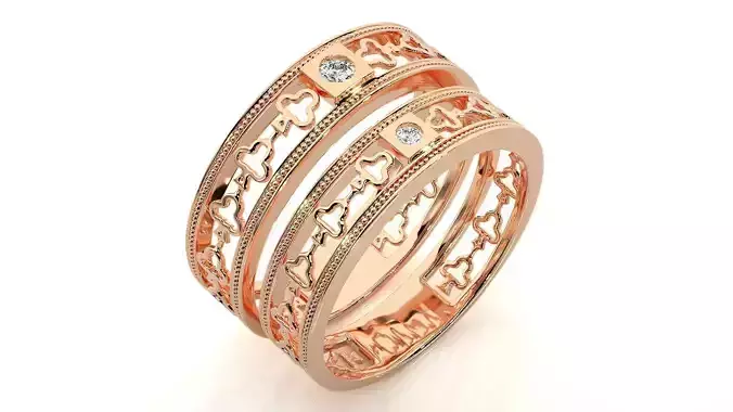 Band ring - nhan nu   3347