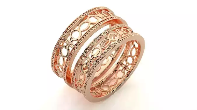Band ring - nhan nu  1379