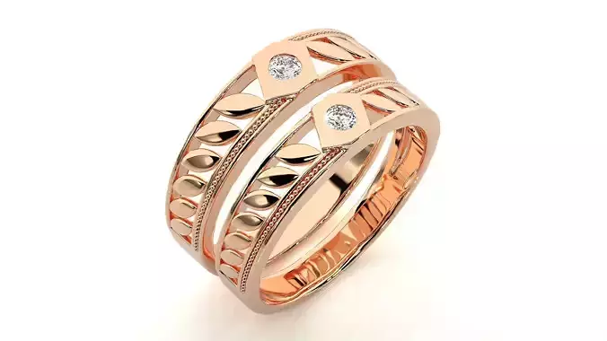 Band ring -  1325 3D print model