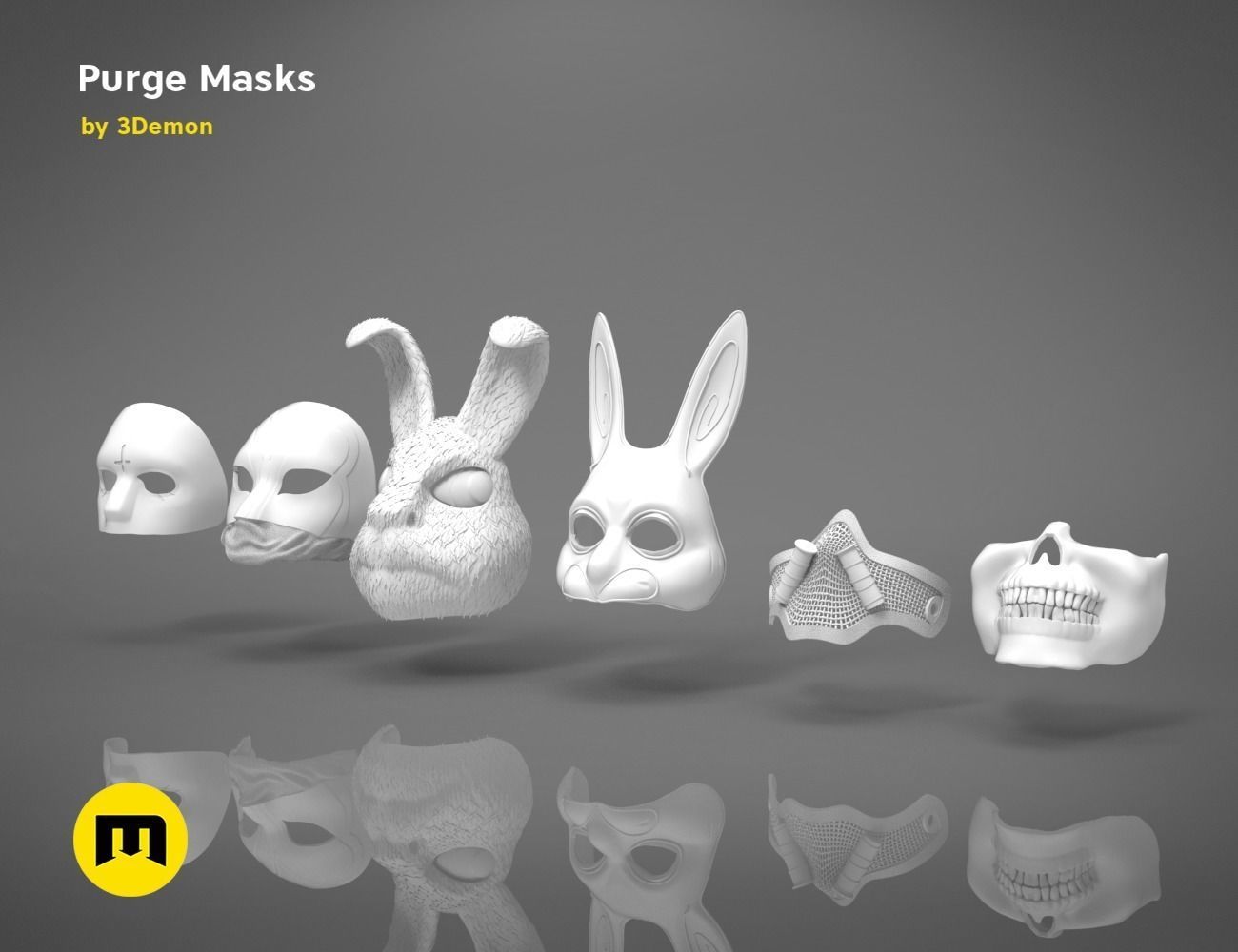 The Purge - Masks 3D print model_24