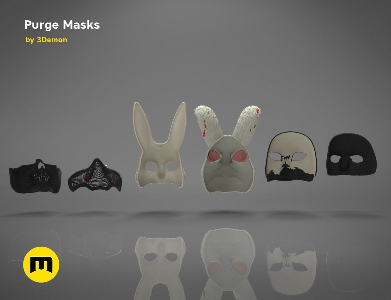 The Purge - Masks 3D print model_1