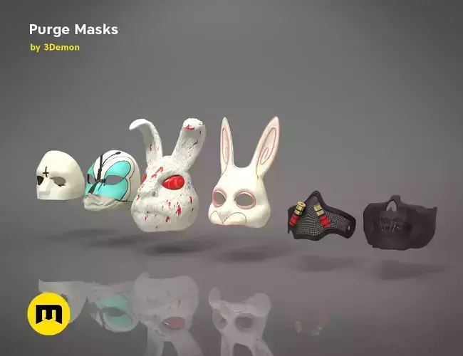 The Purge - Masks 3D print model