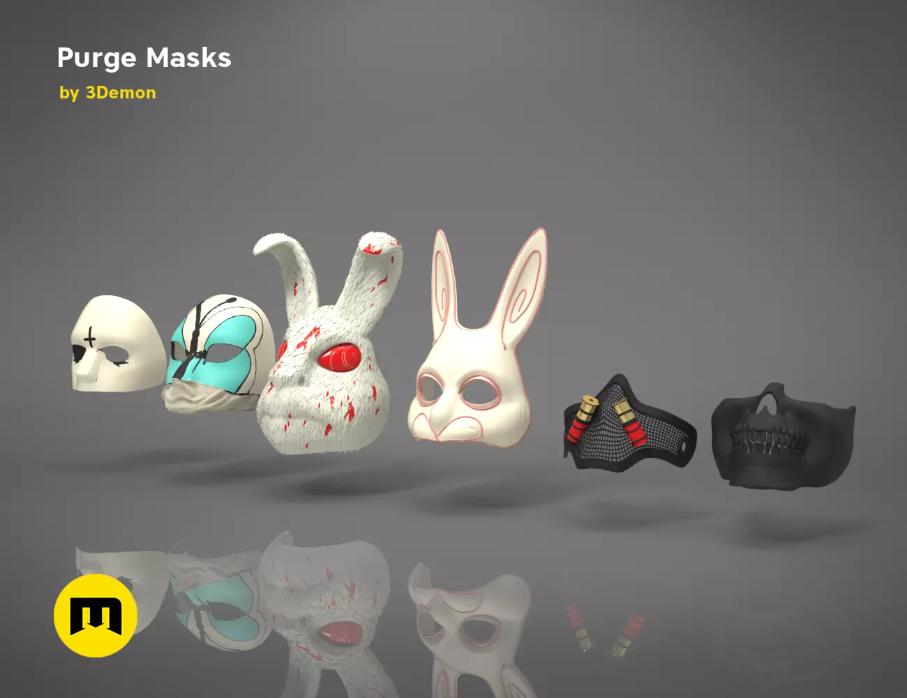 The Purge - Masks 3D print model_0