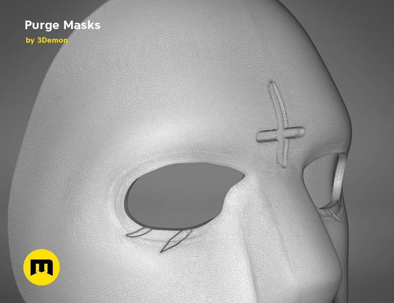 The Purge - Masks 3D print model_34