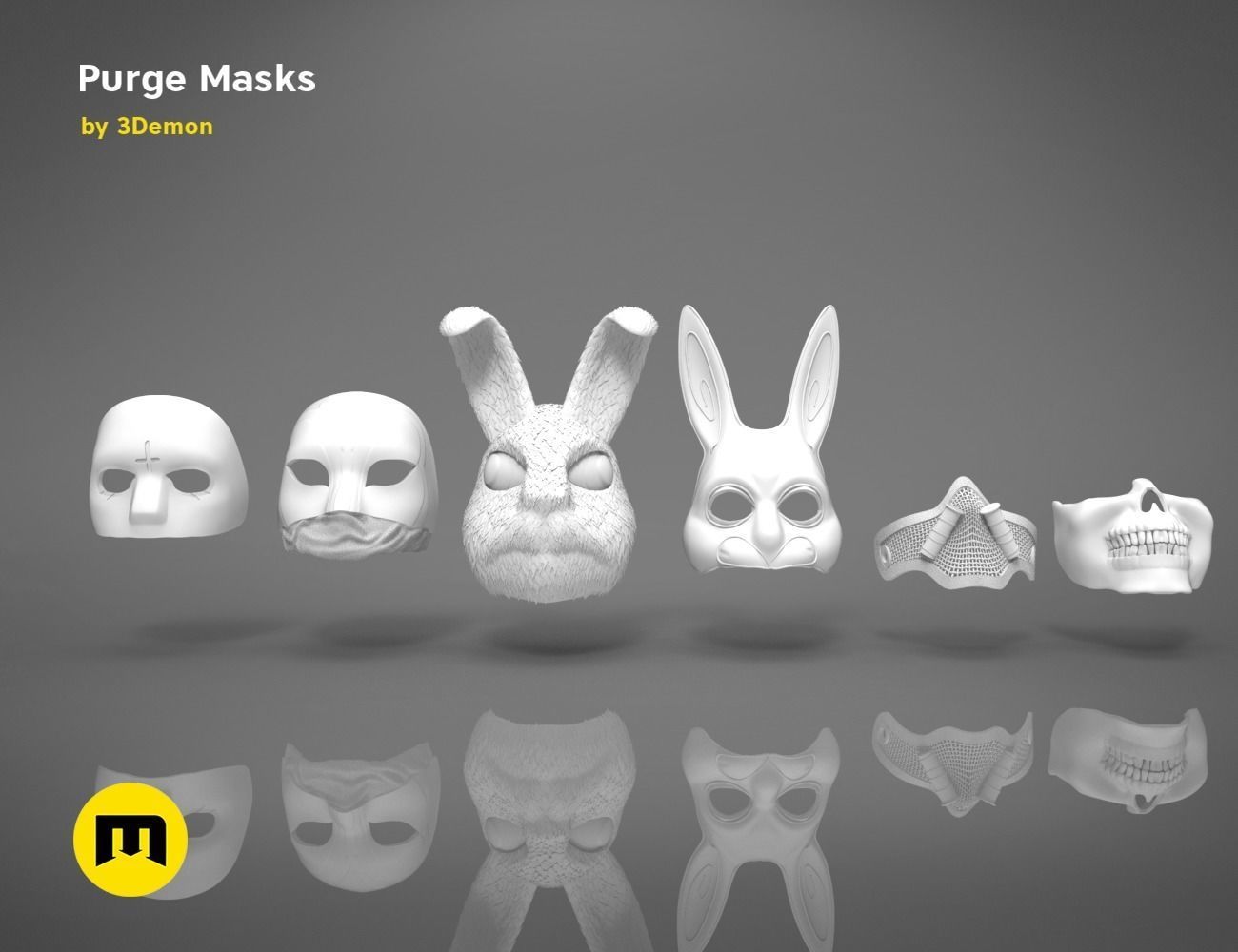 The Purge - Masks 3D print model_22