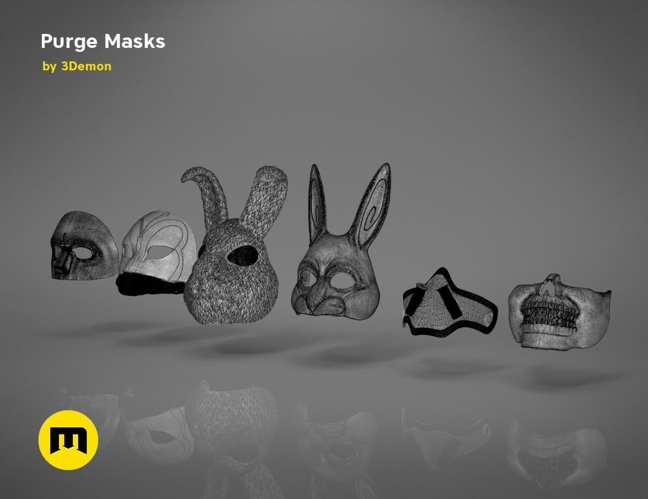 The Purge - Masks 3D print model_25