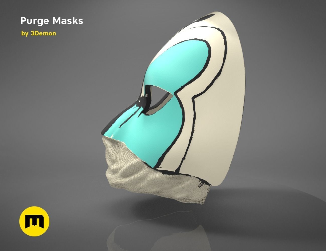 The Purge - Masks 3D print model_7