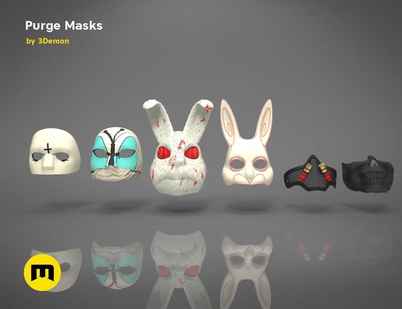 The Purge - Masks 3D print model_53