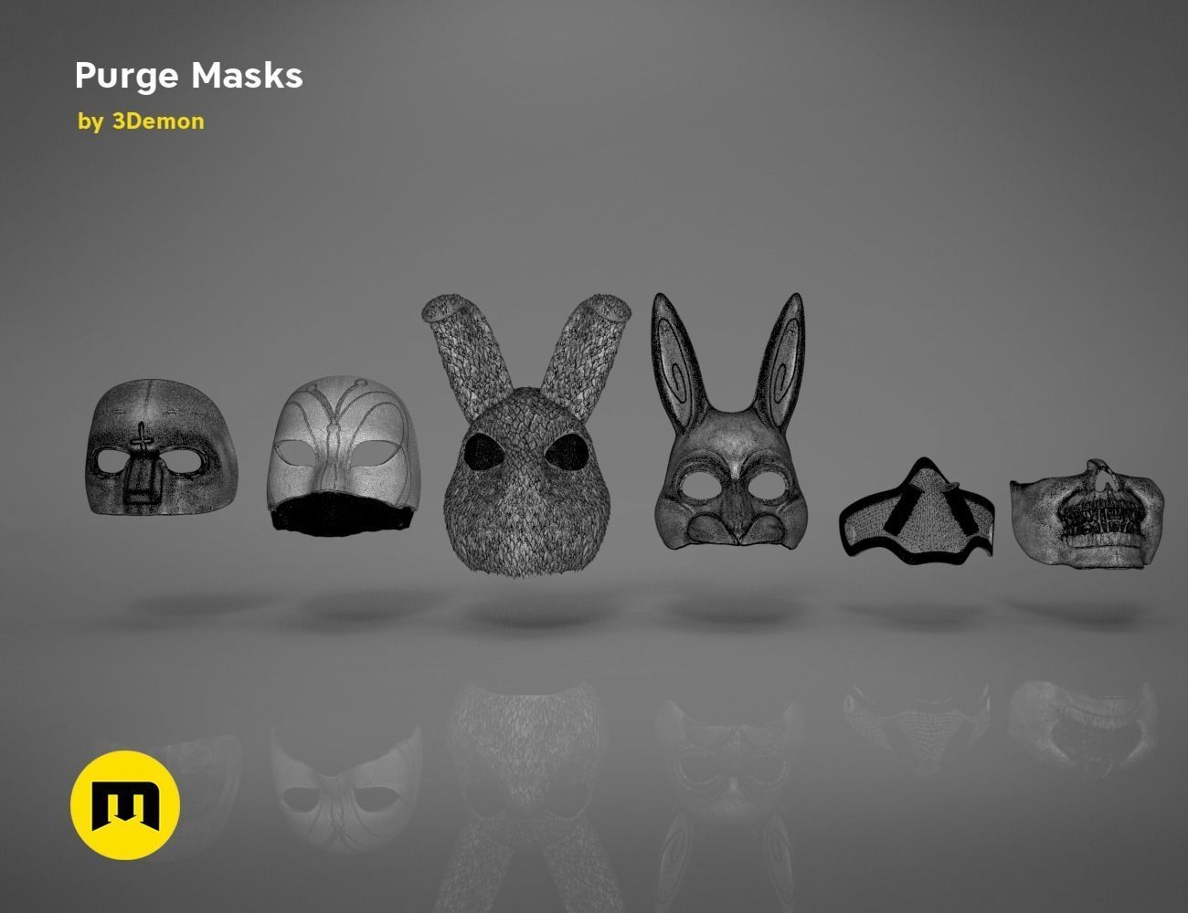 The Purge - Masks 3D print model_23