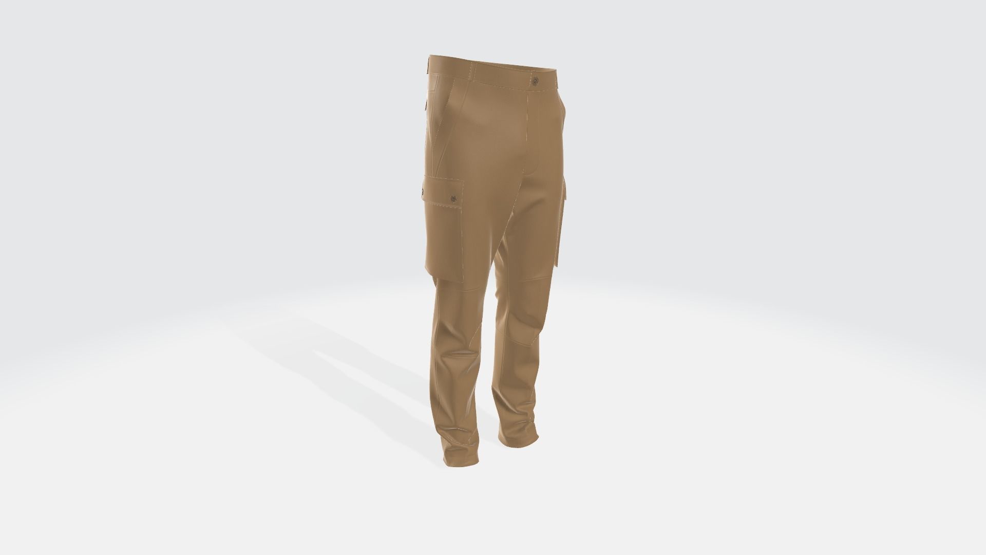 Cargo Pants 3D model_8